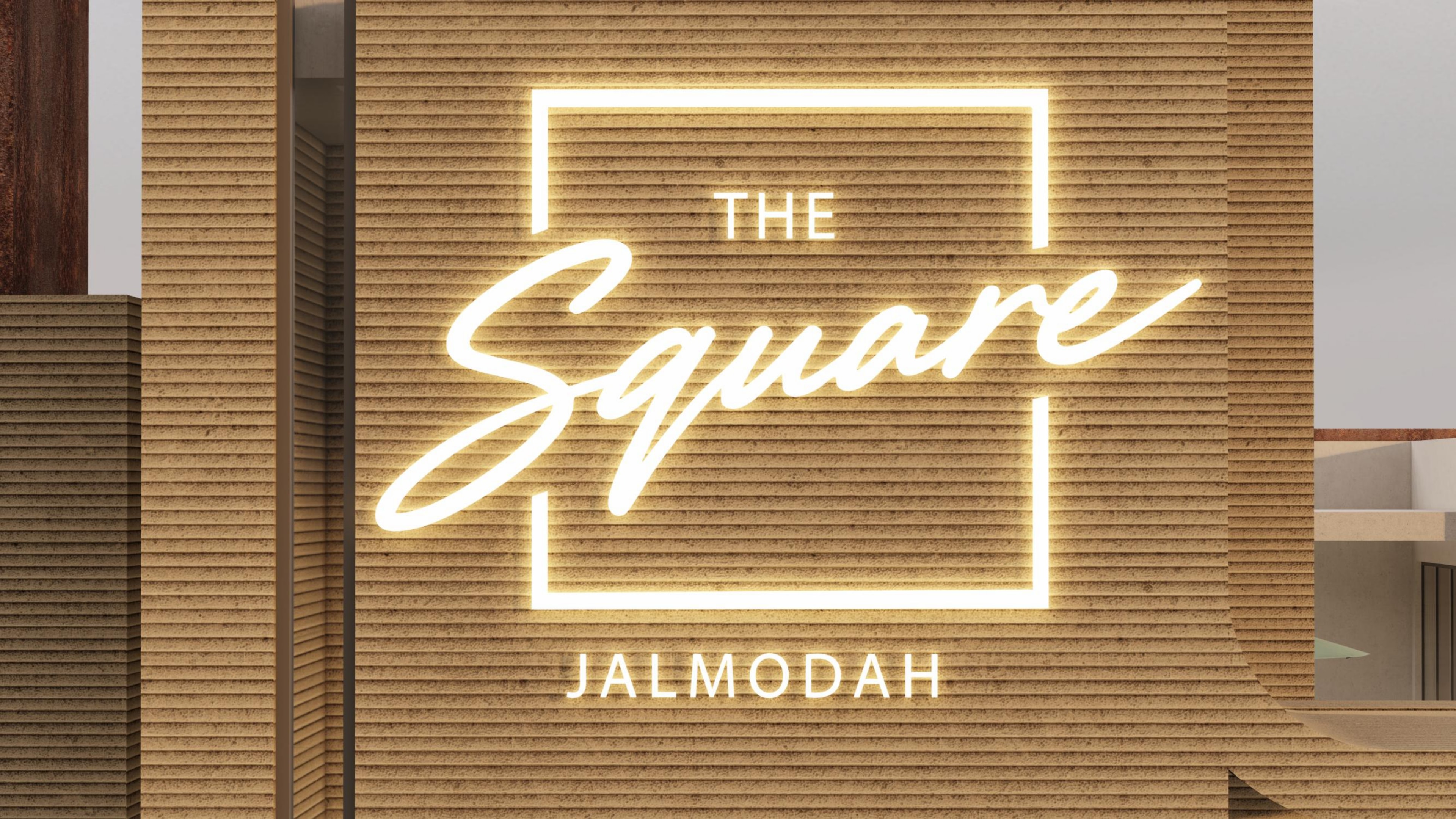 THE SQUARE evening illuminated view